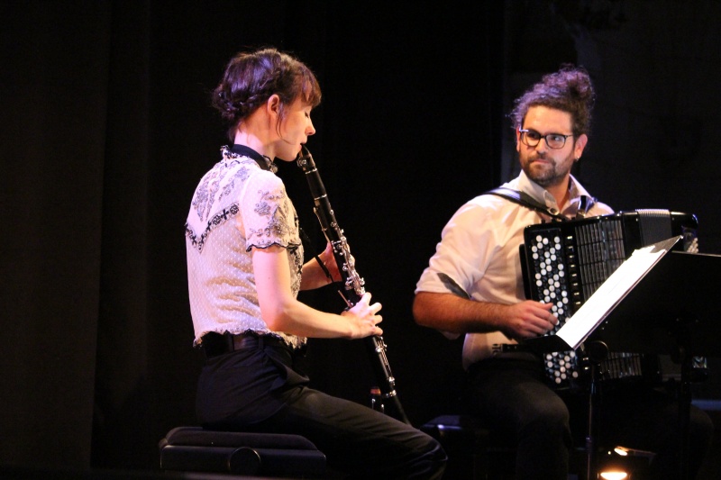 Rozenn Le Trionnaire, clarinette et J.E. Sotty, accordéon